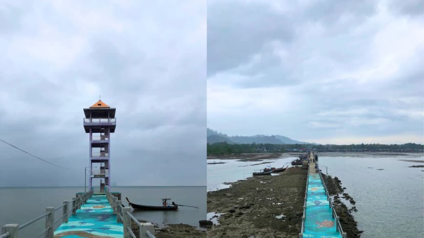 สะพานหลีกภัย อีหหนึ่งจุดดูพะยูน